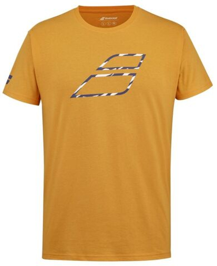 Теннисная футболка Babolat Exercise Big Flag Tee Men - autumn glory