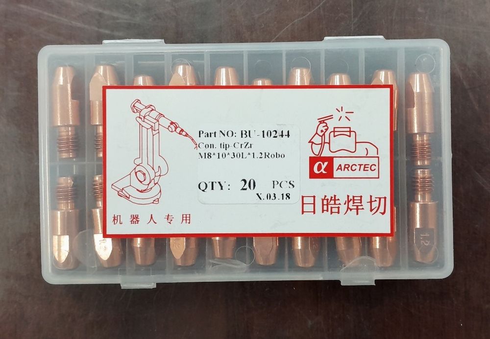 BU-10244 Наконечник CuCrZr M8*10*30L*1,2 Robo ARCTEC