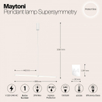 Подвесной светильник Maytoni Supersymmetry P096PL-L11WK1