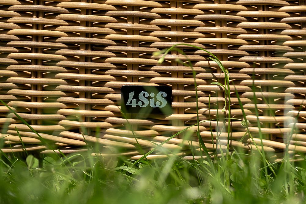 "Эспрессо–150 N" обеденная группа плетеная, цвет соломенный