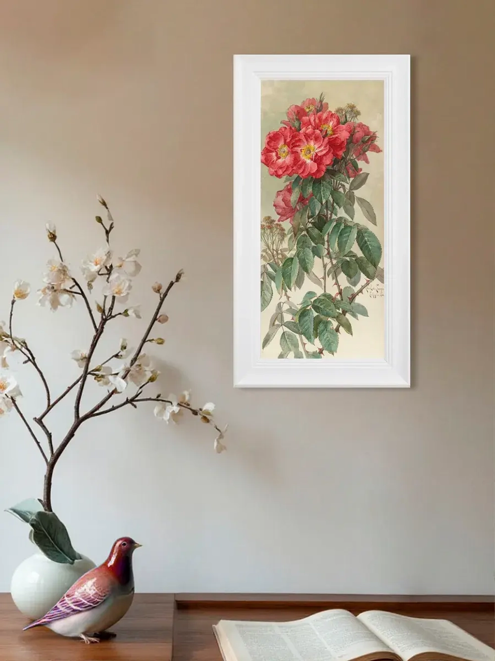 Картина на стену интерьерная на холсте в раме 21*40 см