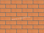Кирпич лицевой Воротынский утолщенный персиковый, гладкий
