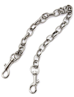 Цепь с карабинами (длина 30 см) (Цвет: серебряный)