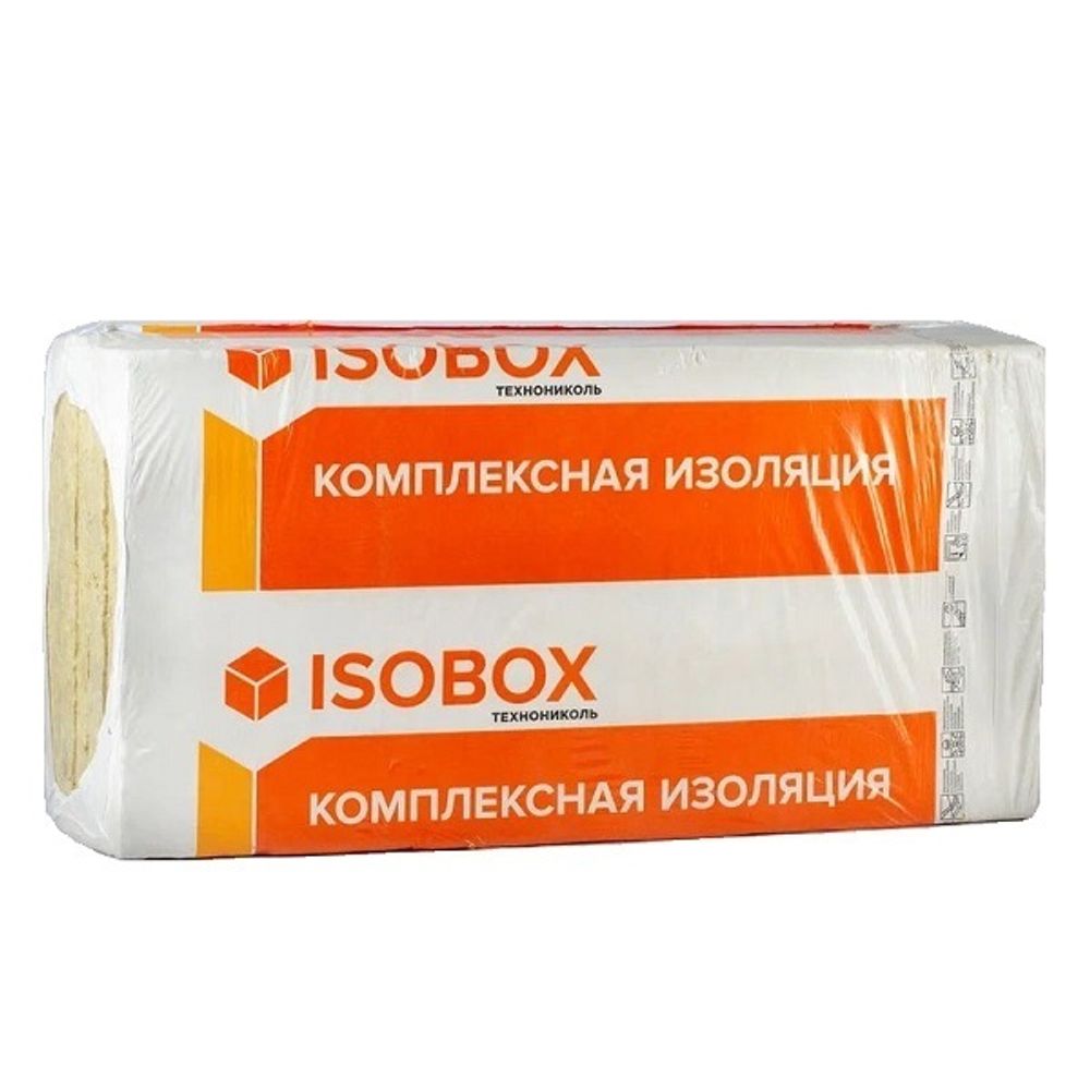 Утеплитель Изобокс Вент Ультра 70 кг/м³ (1200х600х50 мм) 6 шт