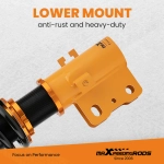 Комплект для автомобиля Subaru Forester 1998-2002 Complete Adjustable Height Shocks Coilovers Suspension Kit lowering kit