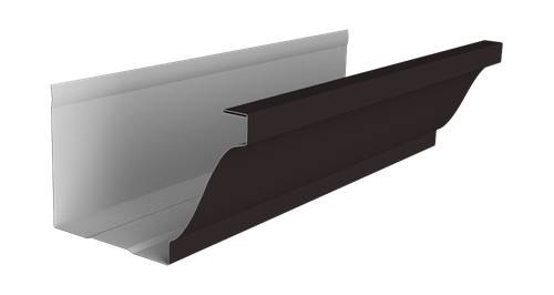 Желоб прямоугольный Vortex Lite Matt 130мм 3м RAL 9005 черный