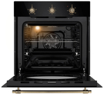 Газовый духовой шкаф Maunfeld EOGC604RBG.MT Slim