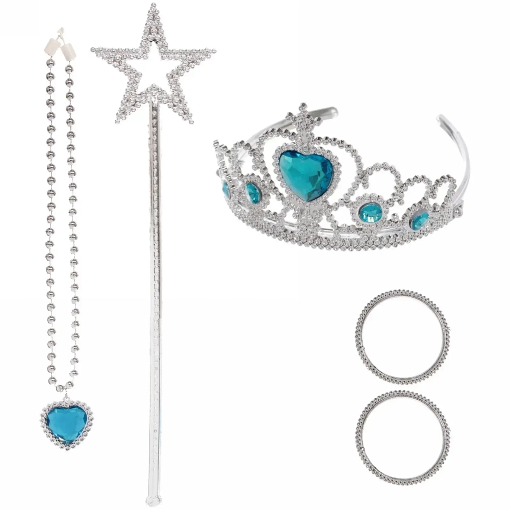 Набор карнавальный «Сказочный вечер» (палочка, ободок, подвеска, браслет), микс цветов