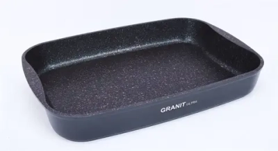 Противень 36,5*26*5,5см АП «Granit Ultra» (blue)