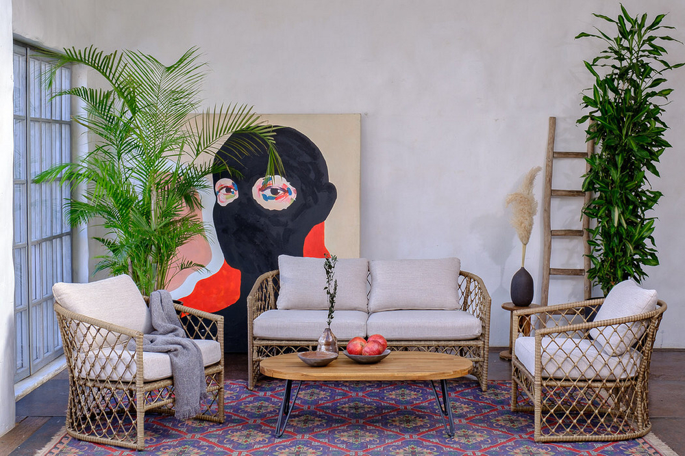 Диванная группа из искусственного ротанга CHARLOTTE