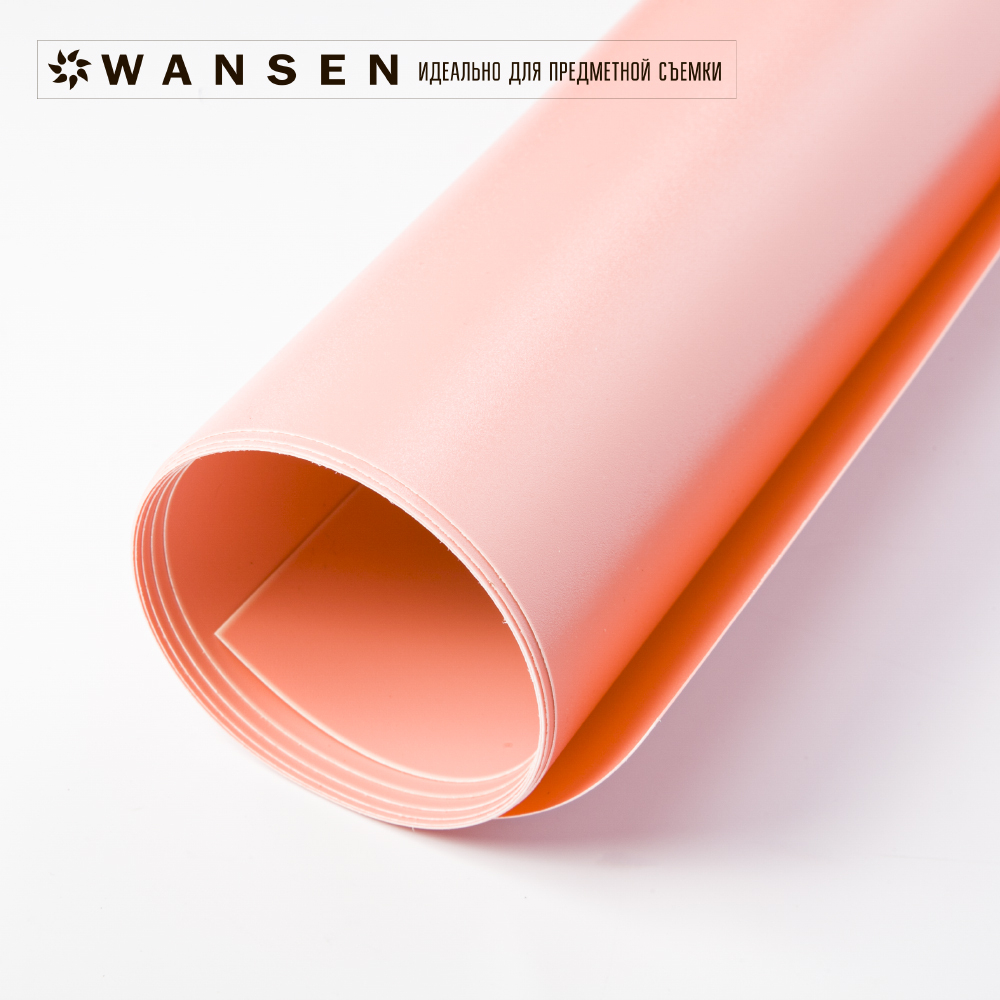 Фон пластиковый Wansen PB-1020 розовый 1х2м