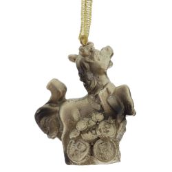 GAEM Фигурка декоративная подвесная "Лошадка", L4 W2 H5,5 см, 2в.