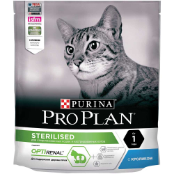 Pro Plan корм для кошек стерилизованых с кроликом (Sterilised)