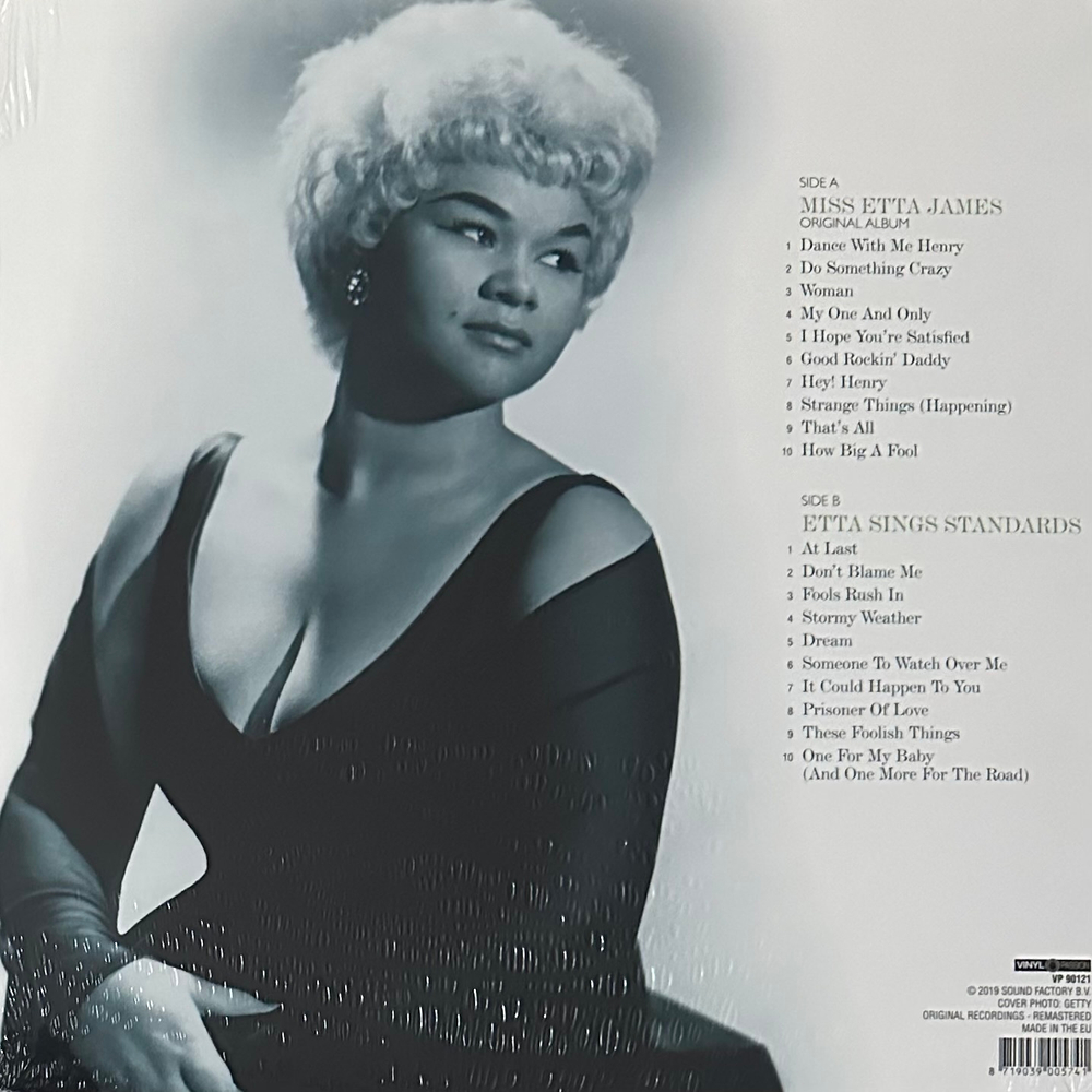 Etta James ‎– Miss Etta James & Etta Sings Standards (Европа 2019г.)