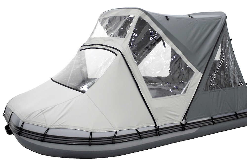 Тент трансформер комби для лодки Фрегат 390 F