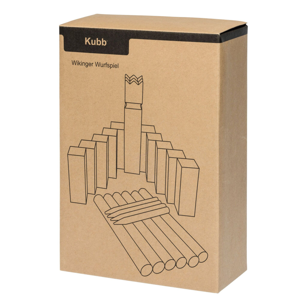 Игра в метание 'шахматы викингов' KUBB