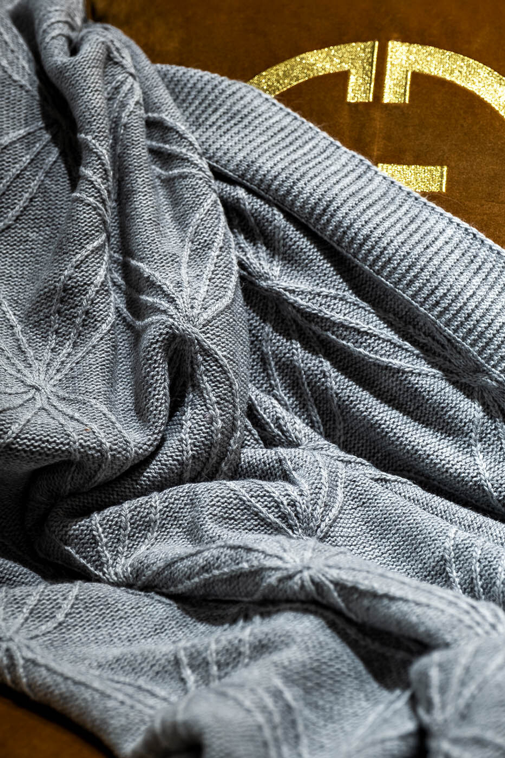 Плед 140x200 Garda Decor Аура серый