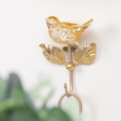 Настенный крючок Птичка Терра Айвори