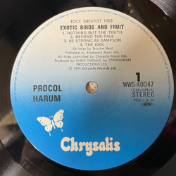 Винтажная виниловая пластинка LP Procol Harum Exotic Birds And Fruit (Japan 1977) (No Obi) Nothing But The Truth