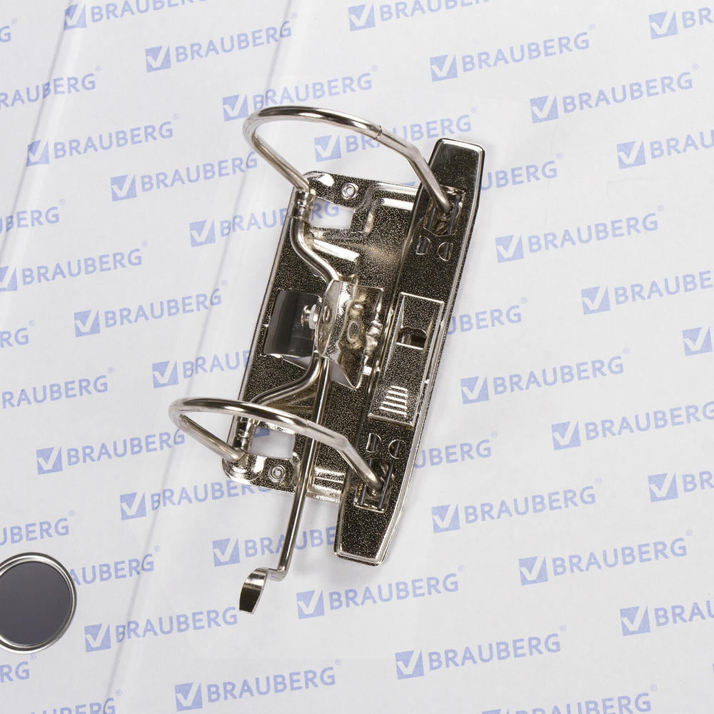 Папка-регистратор BRAUBERG мраморное покрытие А4 + содержание 70 мм черный корешок (5 штук в упаковке)
