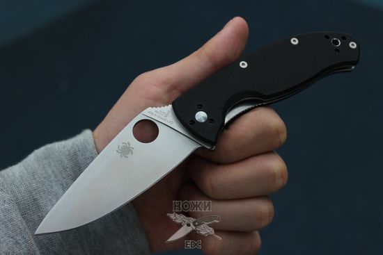 Нож складной Spyderco Tenacious C122GP c клинком из стали 8Cr13MoV, рукоять G10