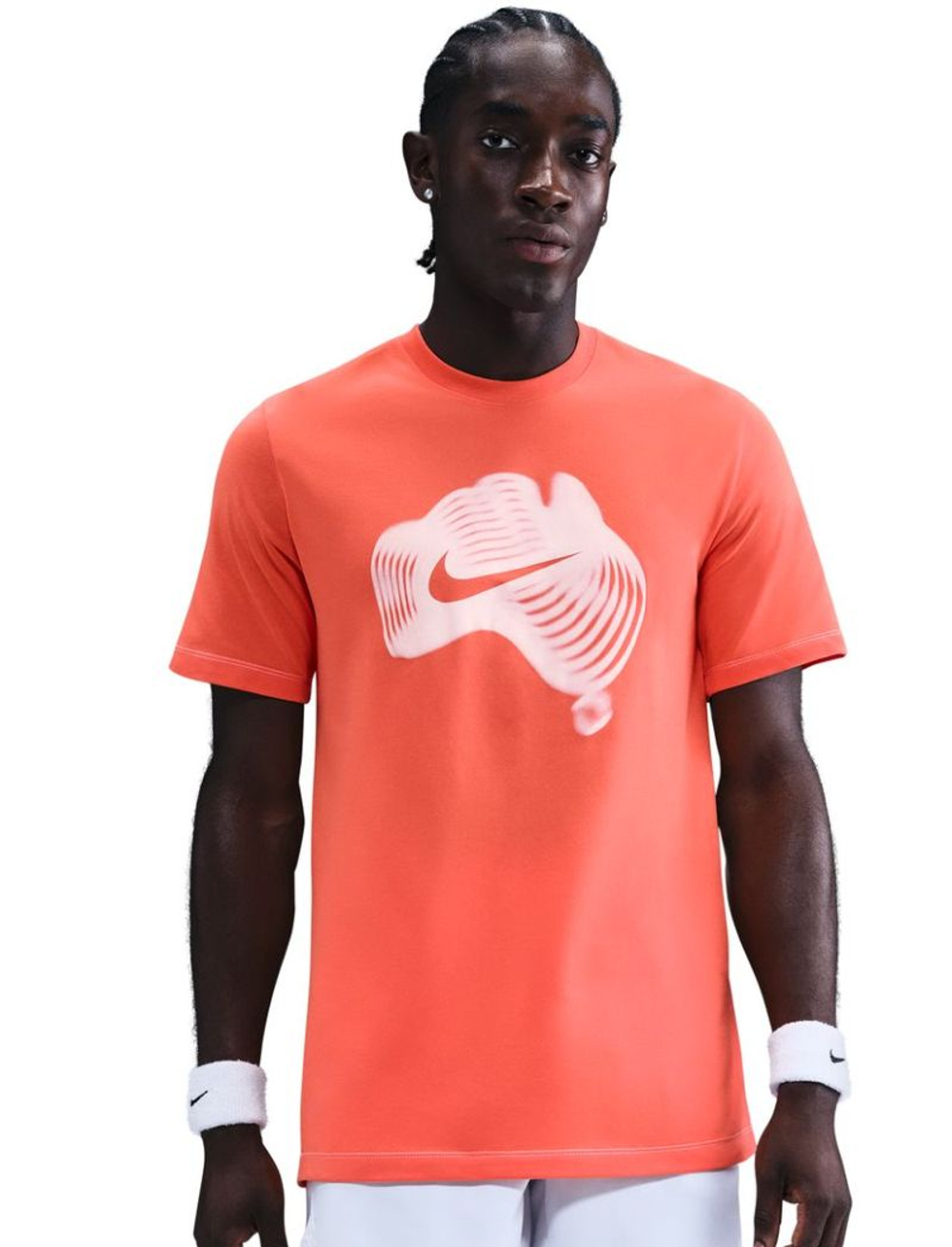 Мужская теннисная футболка Nike Court Dri-FIT - turf orange/sail