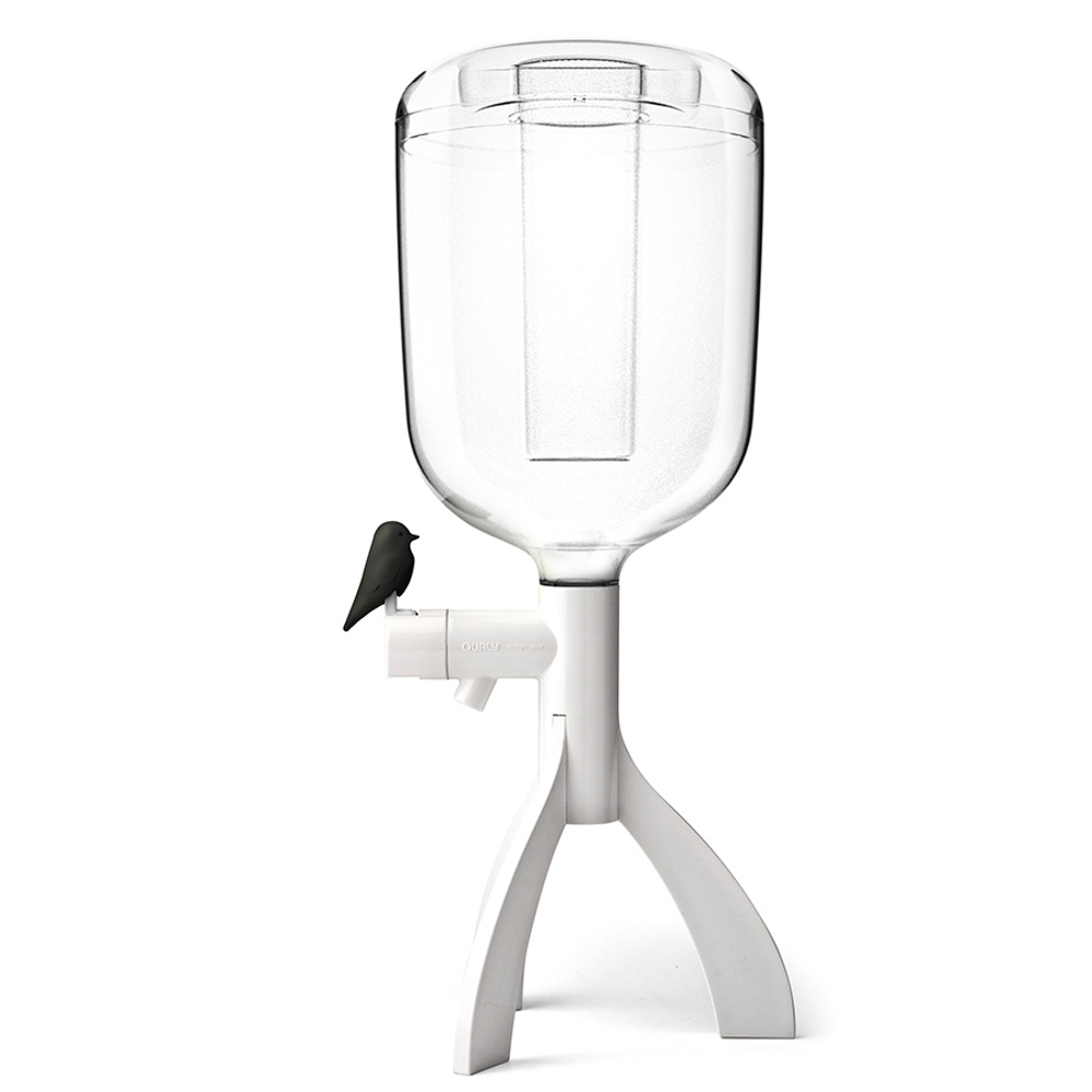 Кулер настольный thirsty bird, 3 л, черный декор