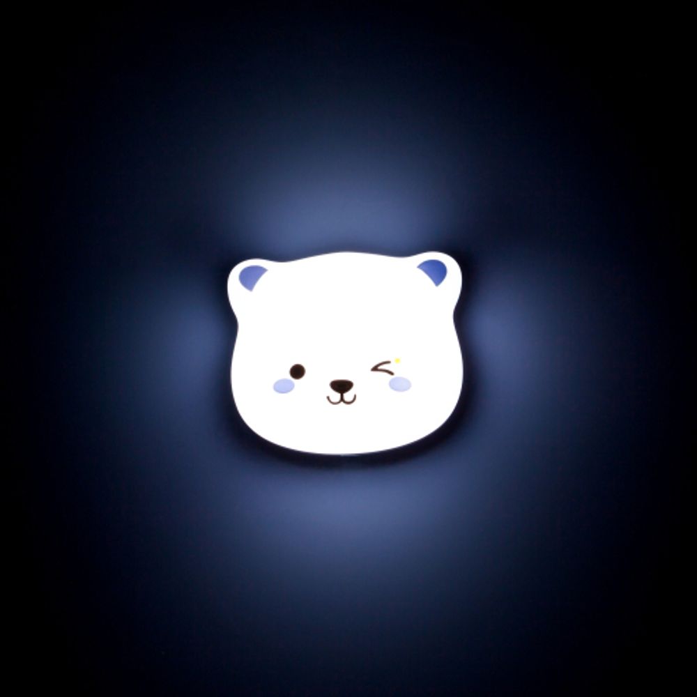 Ночник - светильник светодиодный ЭРА NLED-466-1W-W настенный аккумуляторный белый | Ночники