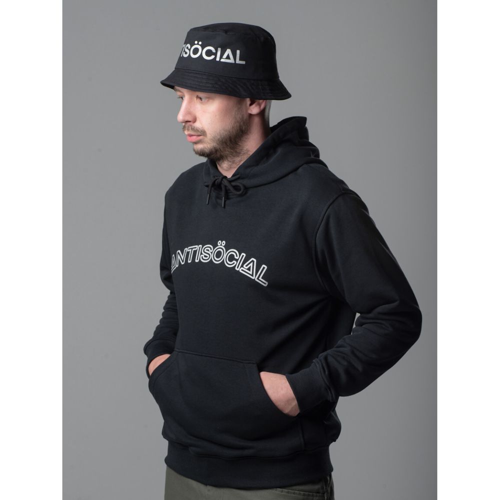 Худи Antisocial Logo 2.0 Черный