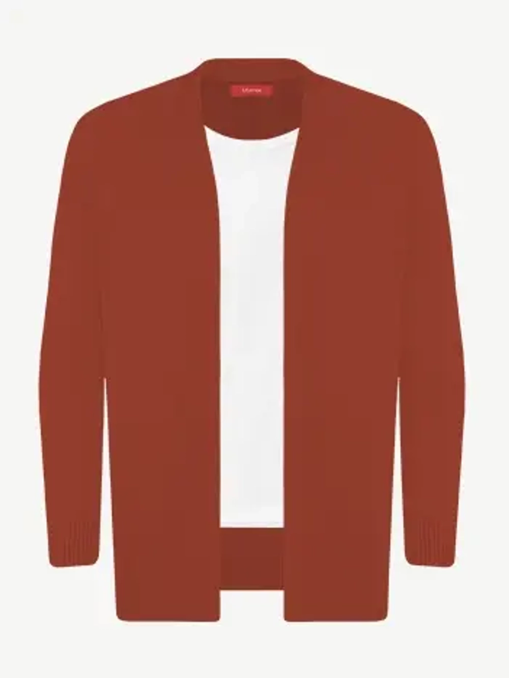 Кардиган с планкой из хлопка