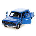 Модель ин. мет. "ВАЗ-2104/2106" 12см, двери, багаж, ассорт. LADA210406-12DB12-MIX (Технопарк)