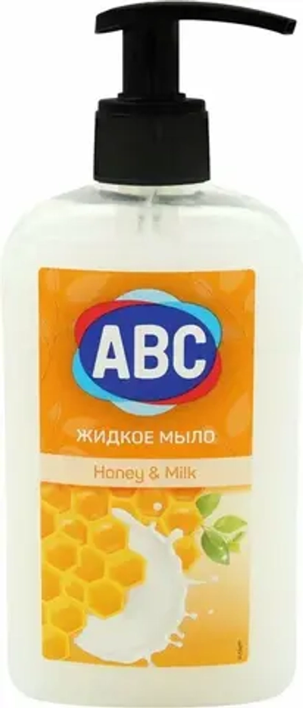 Жидкое мыло 400 мл ABC Мёд и молоко