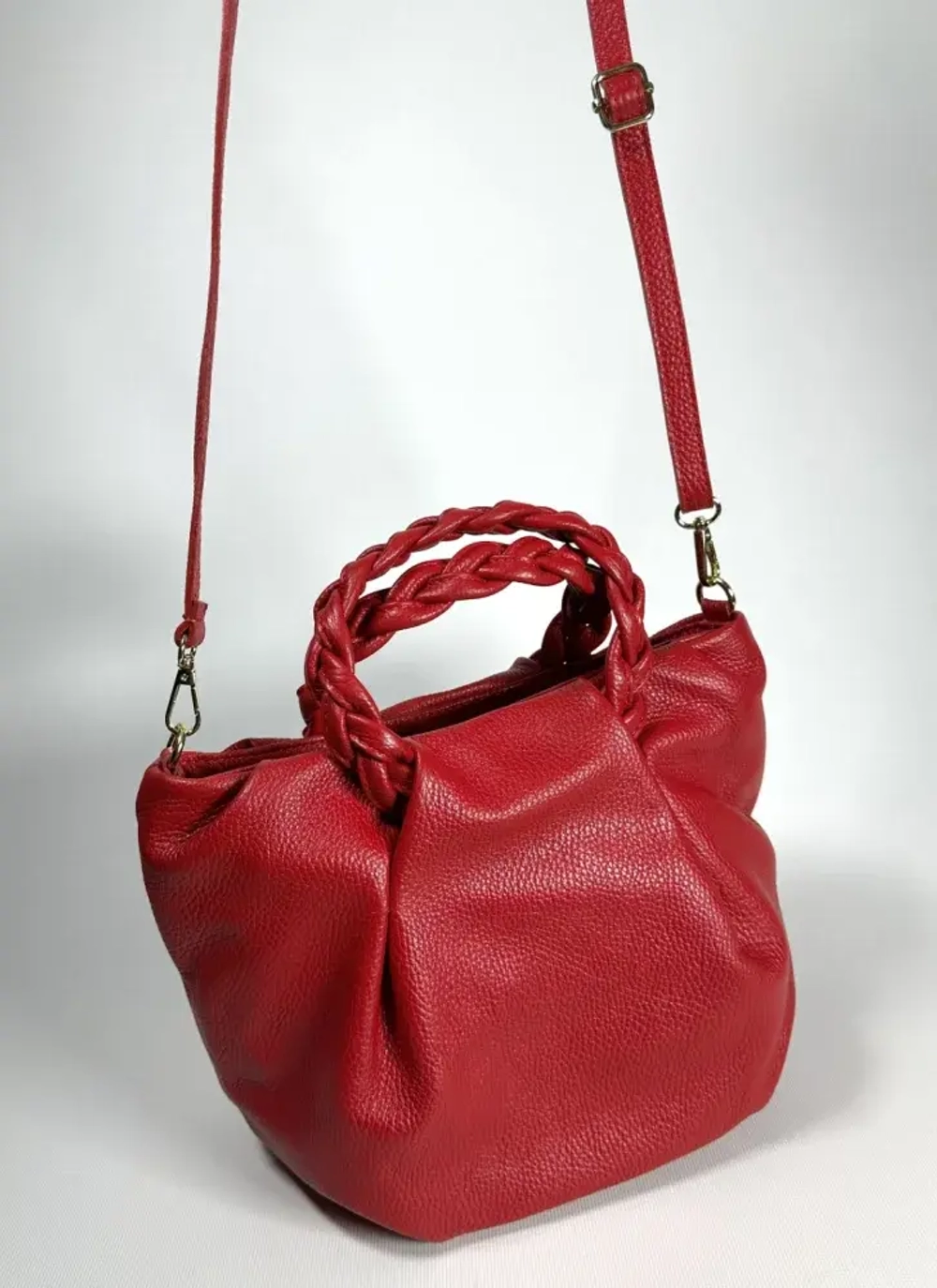 Женская красная сумка Penna Codino Rosso