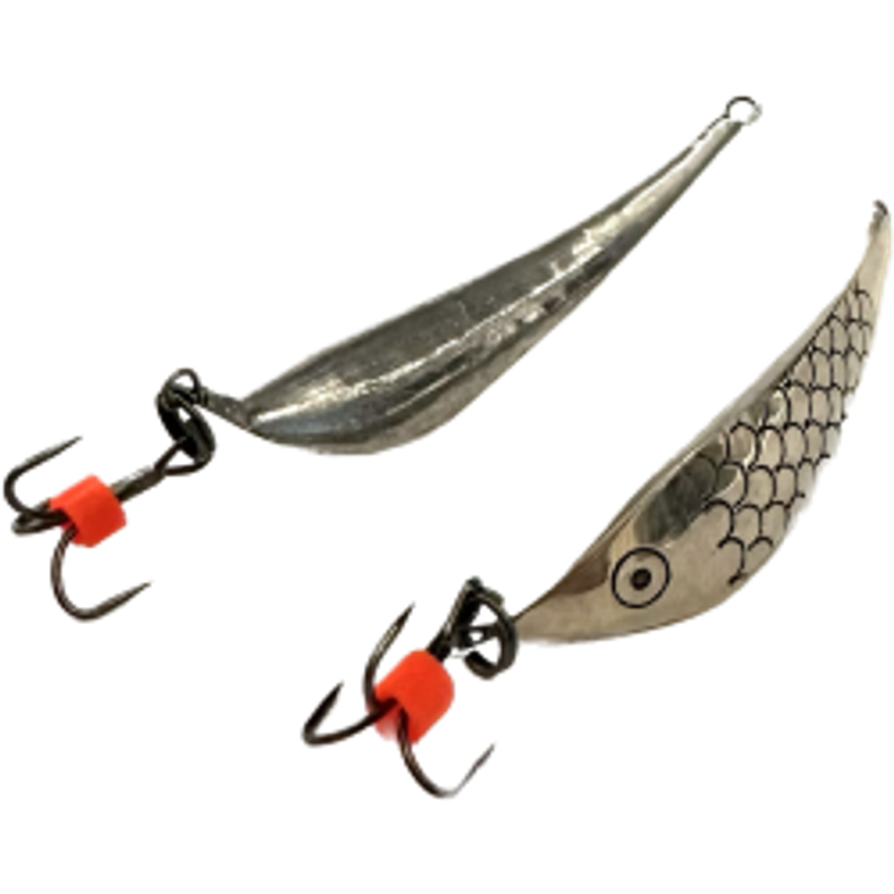 Блесна зимняя Winterlures Серп 40мм ~4.63г Тройник, с чеканкой