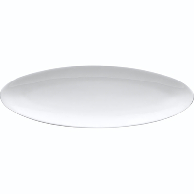 Белая фарфоровая селедочница «Кунстверк» (30х10 см) (Цвет: белый)