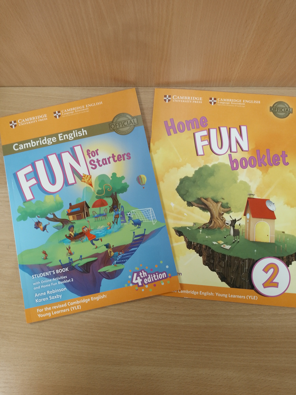 Fun for Starters 4th Edition Student's Book with Online Activities with Audio and Home Fun Booklet 2