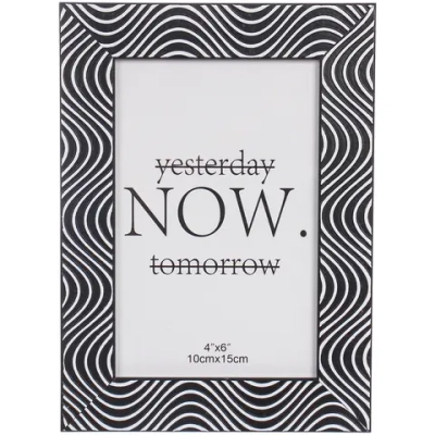 Фоторамка 10*15см «Верона» черный, пластик