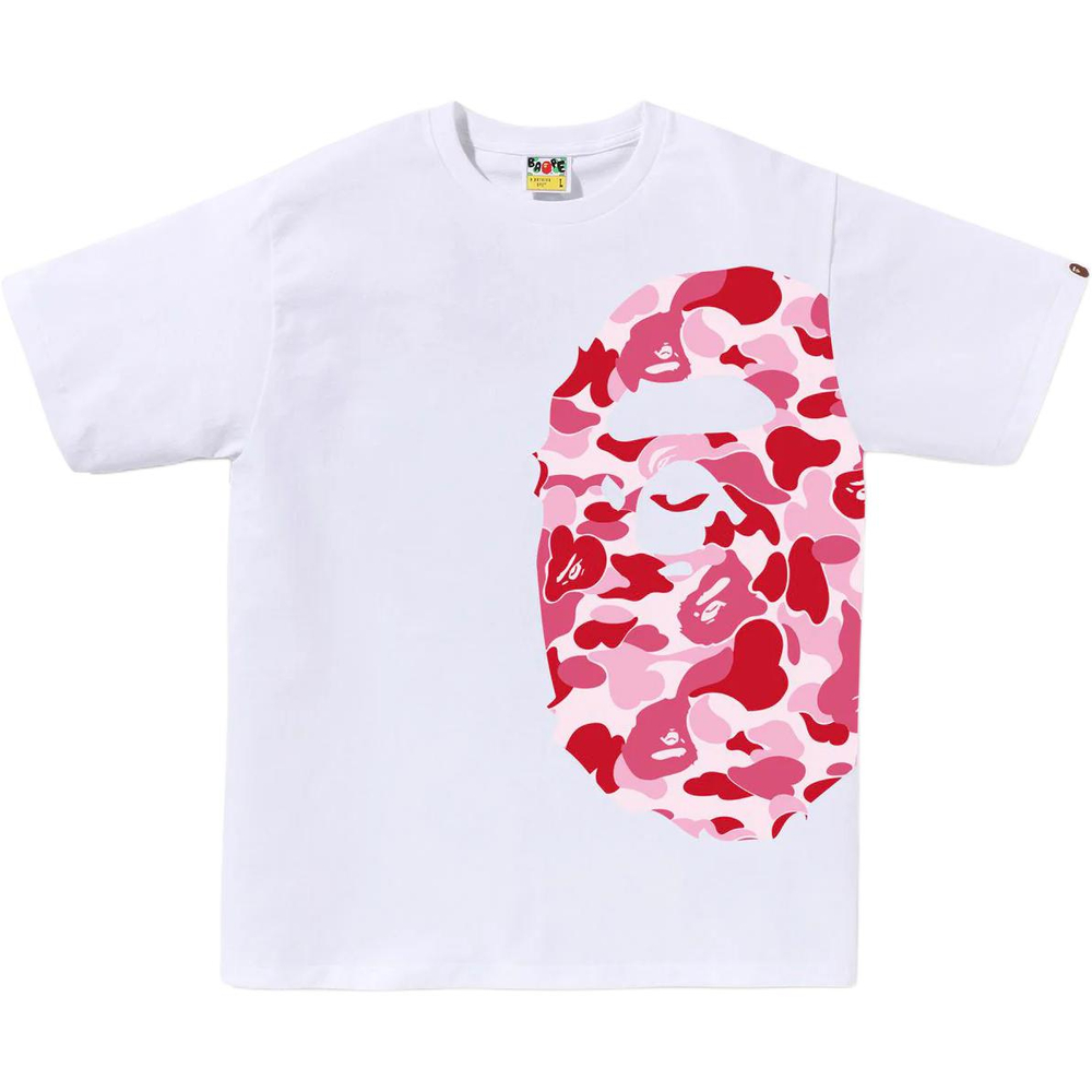 A Bathing Ape Bathing Ape Футболка Cotton Printed Pattern Set In Sleeve Straight Fit Summer 1m30 110 006 белый розовый