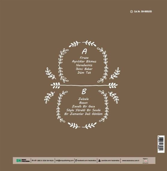 Vinil \ Пластинка \ Vynil Sezen Aksu - FİRUZE /LP