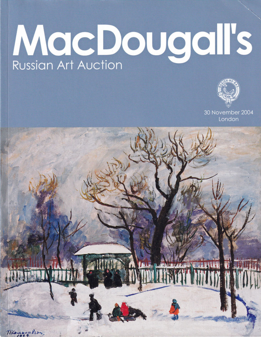 Каталог аукциона MacDougall's, Лондон, Русское искусство от 30 ноября 2004 года