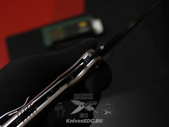 Складной нож Bestech Fin BG34D-2 c клинком из стали Sandvik™ 14C28N, рукоять G10