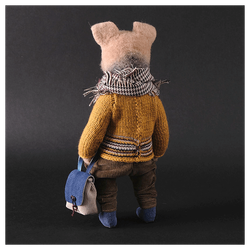 Валяная игрушка «Песик Матвей»