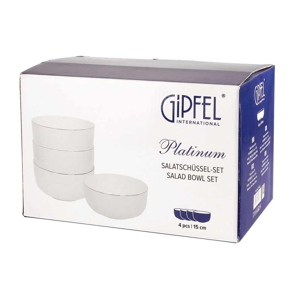 Набор салатников Gipfel Platinum 51537 4 предмета