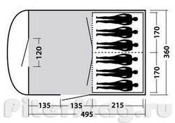 Палатка Easy Camp Boston 600