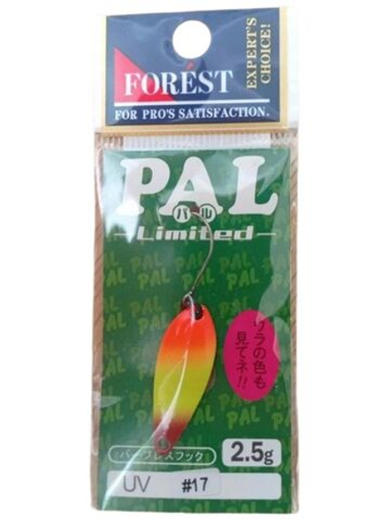 Блесна PAL Limited Forest микроколебалка весом 2,5 грамма для ультралайтового спиннинга #17