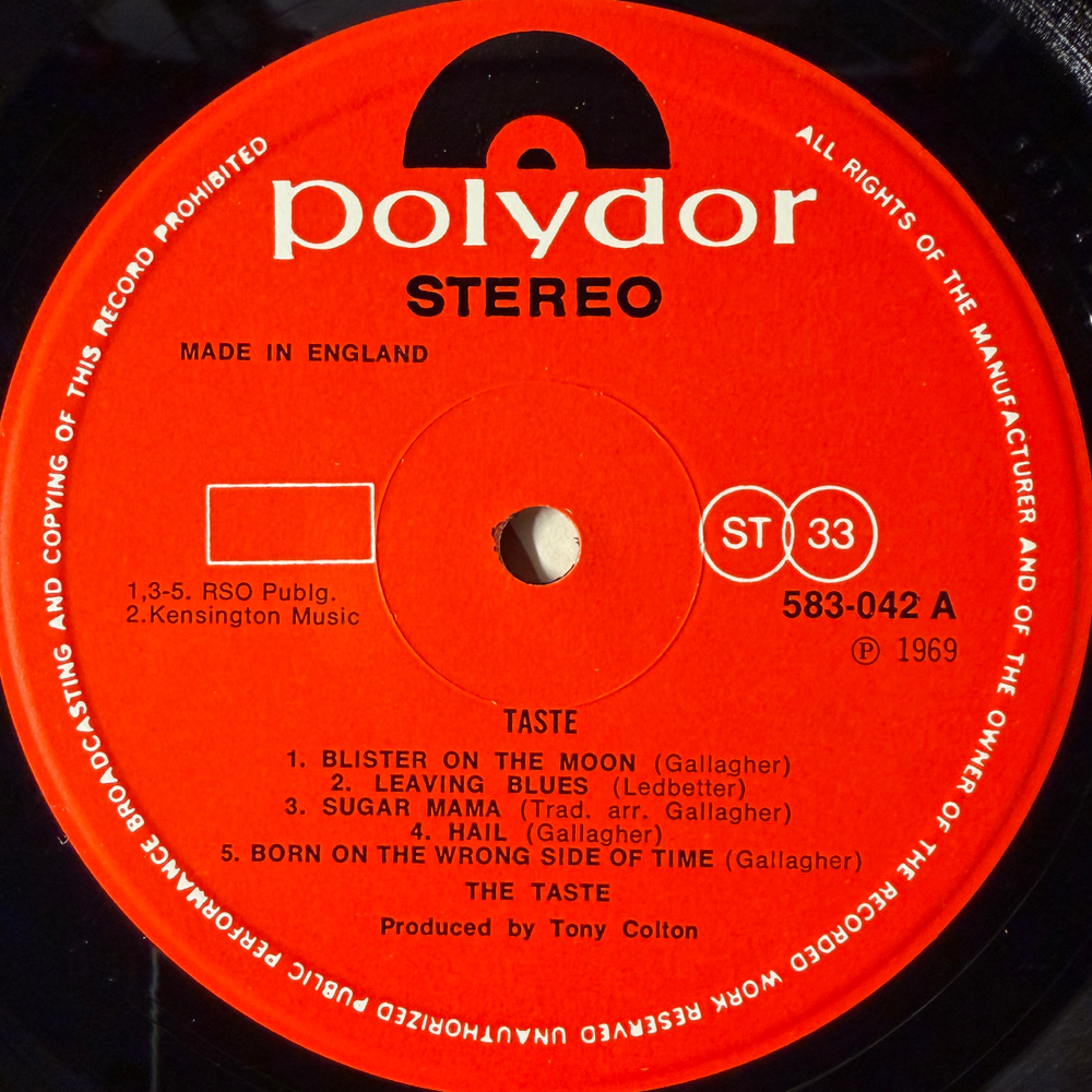 Taste – Taste (Англия 1969г.)