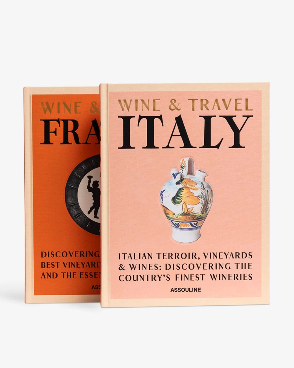 Подарочный набор книг на английском языке Assouline WINE & TRAVEL FRANCE AND ITALY GIFT SET