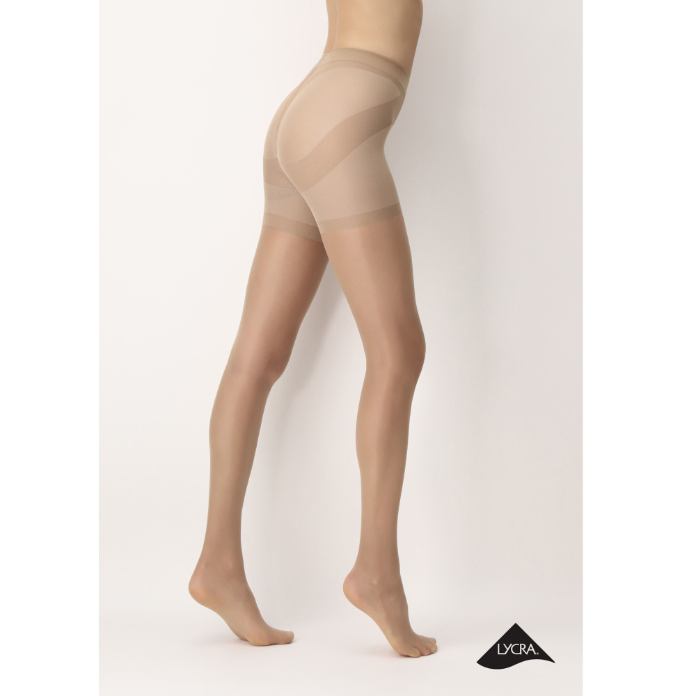 Женские колготки корректирующие светло-бежевый OROBLU Shock Up, 20 ден Bottom up VOBC01031