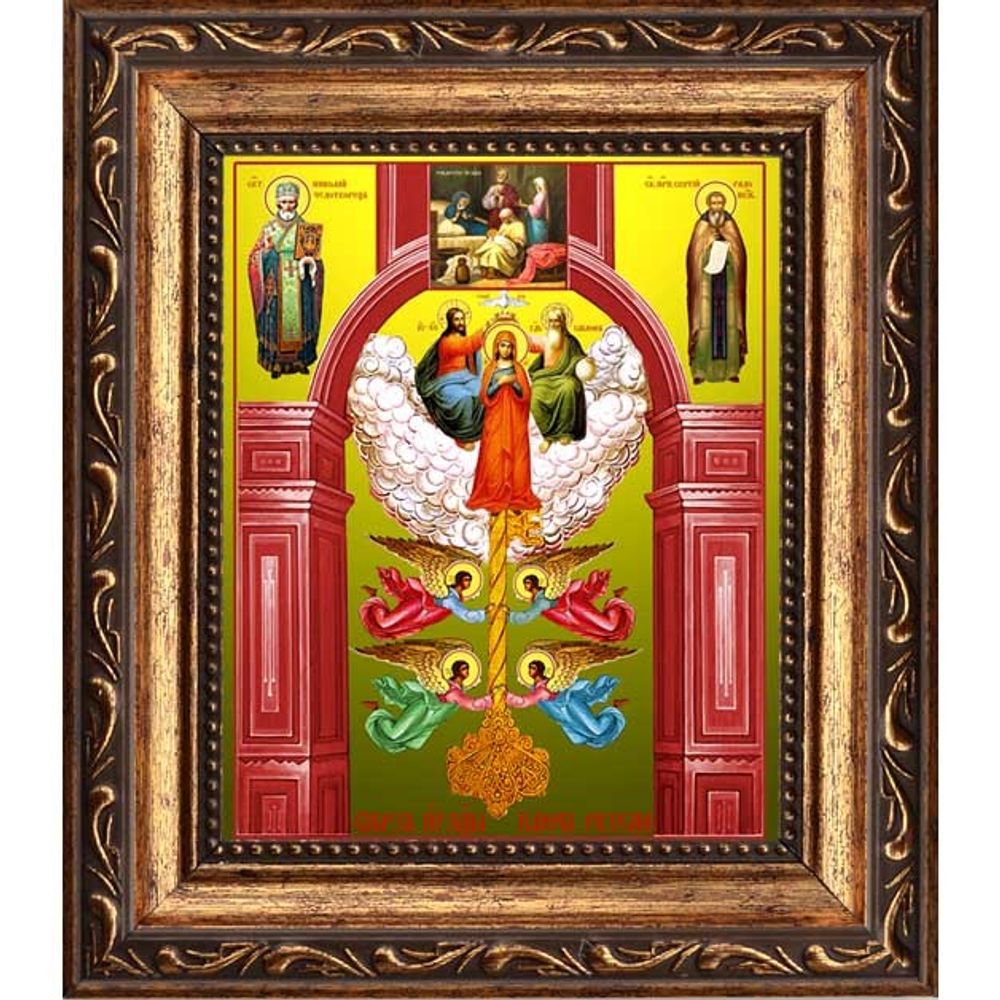 Ключ Разумения. Икона Божьей Матери на холсте.