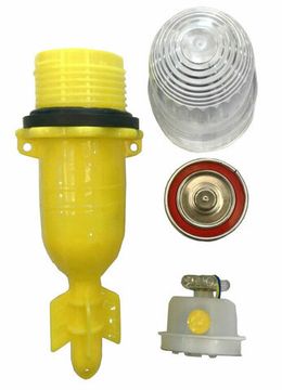 Маяк подводный Borne Point c датчиком света желтый свет